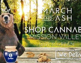 #14 for Billboard Design for March and Ash dispensary - Bear with Hand in Cookies Jar av leiidiipabon24