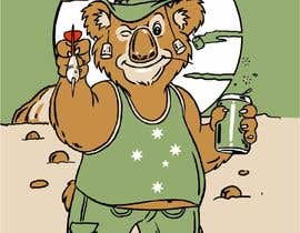 #43 za Koala with Beer Illustration od chris2845