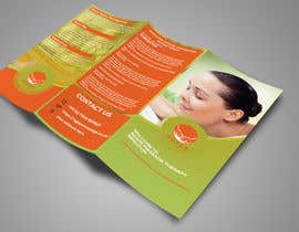 #14 para Massage therapy Tri-fold (Z-fold) flyer design with mach business card por victorartist