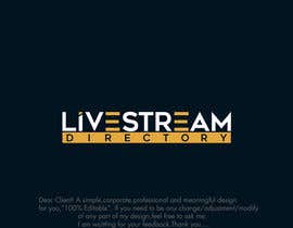 #185 para Design logo for: LIVESTREAM.directory por anubegum