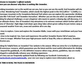 #12 for Write a home page for Snowdon Walks - article by tranminhhang89