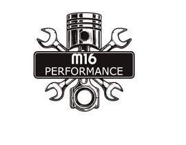 #12 cho Need a creative logo design for a garage called M16 Performance bởi suptokarmokar