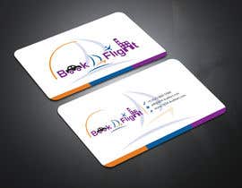 #232 ， design doubled sided business card - bookAFlight 来自 Designdesk24