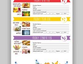 #22 za Create weekly order forms od ConceptGRAPHIC