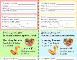 #12 for Create weekly order forms by DesignVibes4U