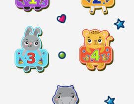 #37 for Bath animals letters and number for kids by prakash777pati