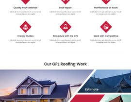 #58 för Website Design - Roofing Company av zaxsol