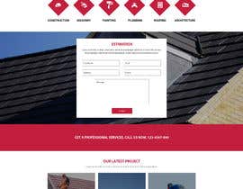 #60 for Website Design - Roofing Company by ravindrababbar9