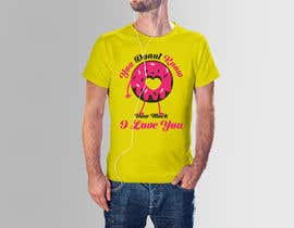 #45 Design a T-shirt - Valentine’s Day Donut részére diyamehzabin által