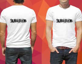 #27 สำหรับ A graphic of the word survivor. I want to be able to print it on a T-shirt. I want it in black and white. โดย hasmotollahmeher