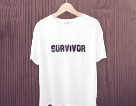 #24 สำหรับ A graphic of the word survivor. I want to be able to print it on a T-shirt. I want it in black and white. โดย Xbit102