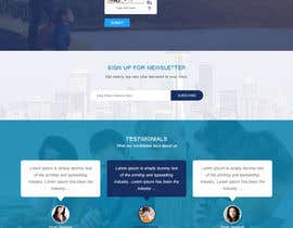 #35 for Design a Home Page for a Recruitment Company by farahdeziner
