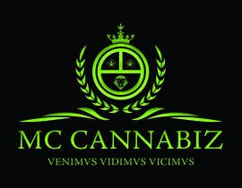 #35 dla We want a crest or shield for our company that has cannabis leaves and shows the moto “VENIMVS, VIDIMVS, VICIMVS“ and our name of course. Loins maybe, a crown, we don’t know.  Please be creative but make it look regal.  No background please. przez noorpiccs