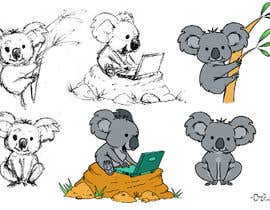 #31 for Draw / Illustrate / Animate Cartoon Koala, Animal Art, 2 variations by ecomoglio