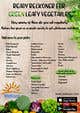 Kilpailutyön #7 pienoiskuva kilpailussa                                                     Design a poster - Ready Reckoner for Green Leafy vegetables
                                                