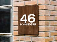 #304 for Design a House number plate from stainless steel and glass by raju856523