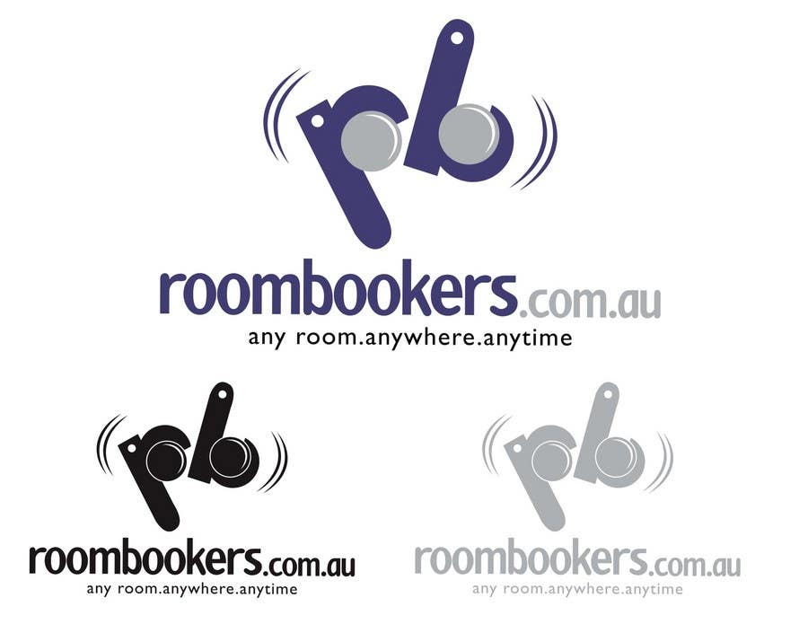 #87. pályamű a(z)                                                  Logo Design for www.roombookers.com.au
                                             versenyre