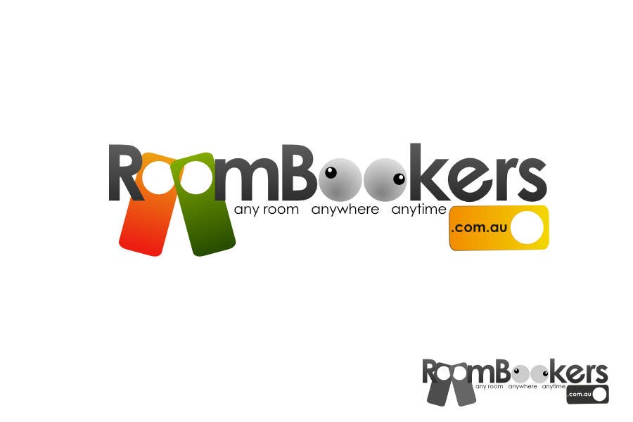 Příspěvek č. 208 do soutěže                                                 Logo Design for www.roombookers.com.au
                                            