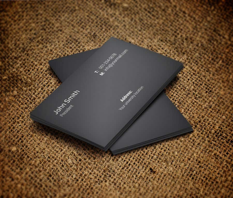 Kandidatura #190për                                                 Design me a minimalist business card
                                            