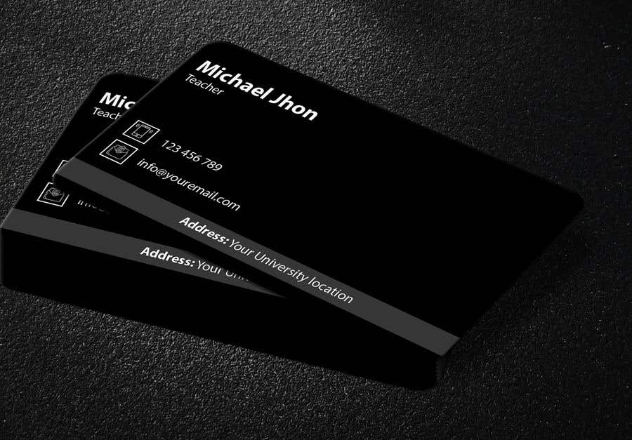Konkurransebidrag #239 i                                                 Design me a minimalist business card
                                            