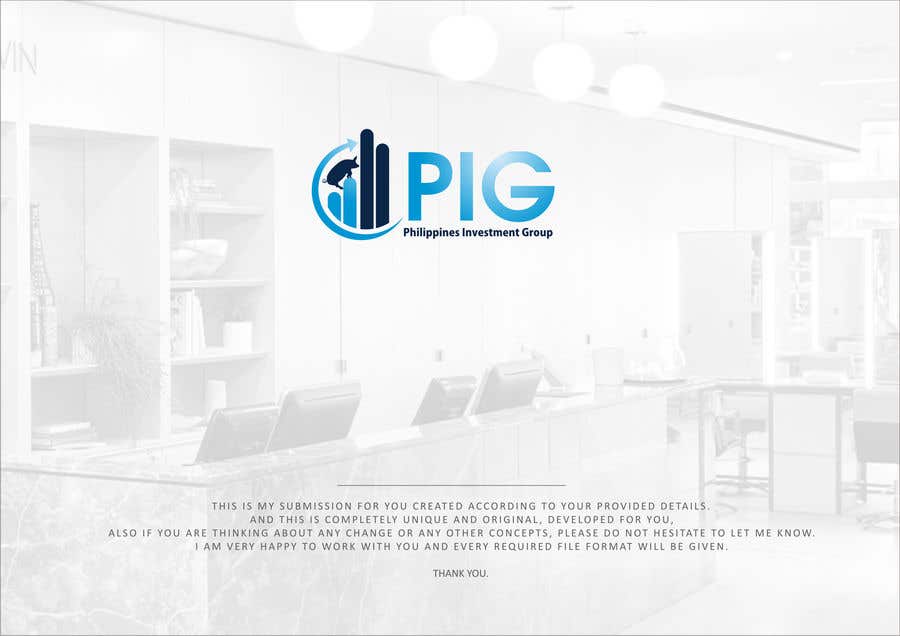 Natečajni vnos #173 za                                                 Logo for  Philippines Investment group (PIG)
                                            