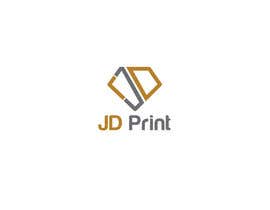 #10 สำหรับ Needing a logo designed with the wording: JD Print. Preferably with the JD in the shape of a diamond โดย taposiback