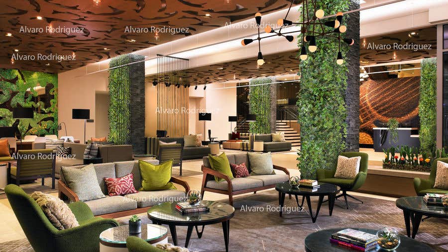 Natečajni vnos #14 za                                                 Add Plants to 2 Hotel Lobbies
                                            