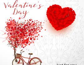 #7 para Create a design for Valentines related with cycling. de IrinaAlexStudio