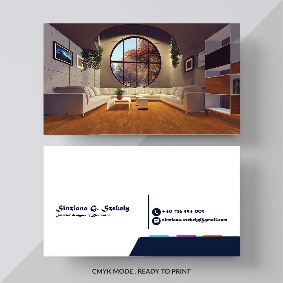 Contest Entry #55 for                                                 Business Cards for an Interior Designer
                                            