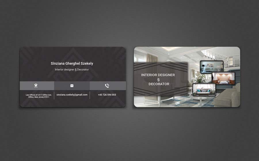 Konkurrenceindlæg #147 for                                                 Business Cards for an Interior Designer
                                            