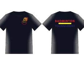 #21 para T-shirt Design for Badminton Tournament de hmahedi640