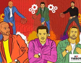#71 para Art Mural Creative- NBA Theme de Bateriacrist