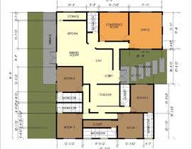 #62 untuk Interior floorplan oleh davidtorres82