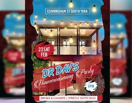 nº 7 pour A flyer designed for a party. Include words   Dr Dave’s Housewarming. Saturday 23 February 6pm  Cunningham St South Yarra. Drinks &amp; canapés supplied. Strictly invite only par meenapatwal 