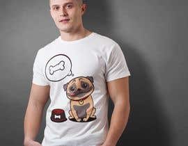 #8 for Pug T Shirt av TusarD