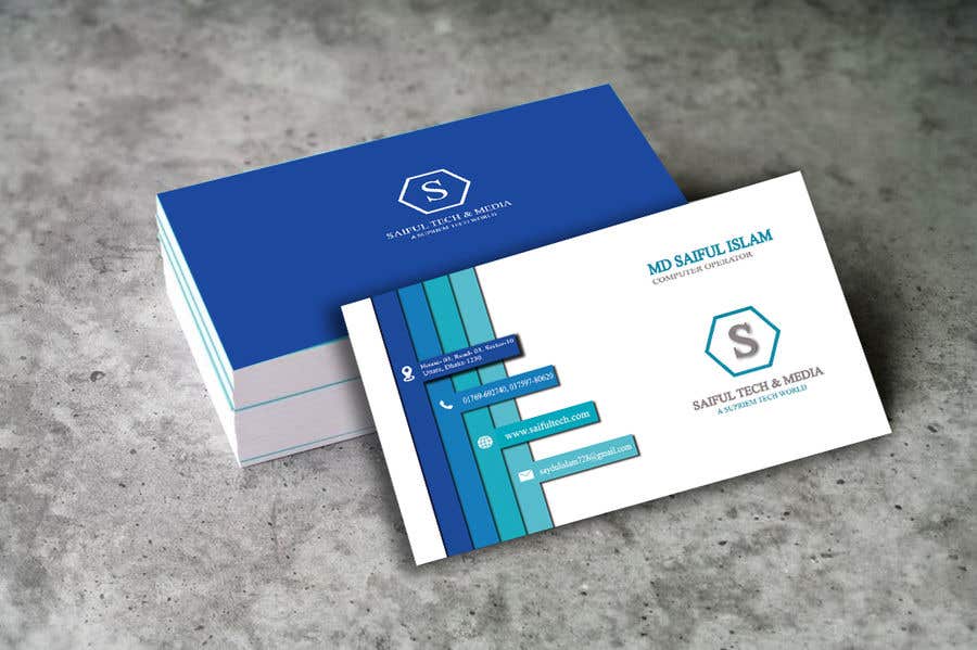 Wasilisho la Shindano #306 la                                                 Design a business card
                                            