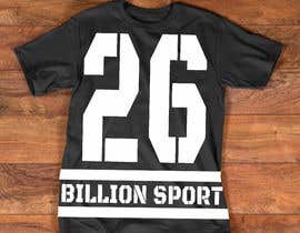 #27 Creates a t-shirt brand and unique design of a sporty fitness style részére salmahassini1999 által