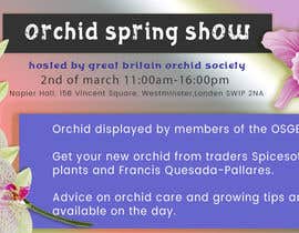 #9 for I need a Facebook advert created for the OSGB spring show. Only flowers to be used in the banner have to be orchids. av sheebasaeed