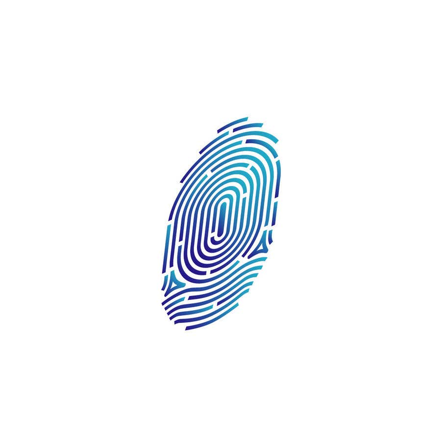 Contest Entry #48 for                                                 I want you to add the shape of coffee bean to the original fingerprint photo.. so I expect a curved line in the middle of the fingerprint . Please keep the multicolors as it is
                                            