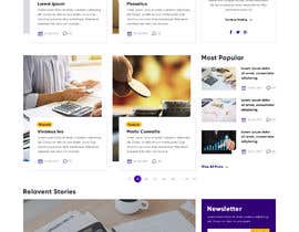 saidesigner87님에 의한 Build the front end of a financial blog landing page을(를) 위한 #2