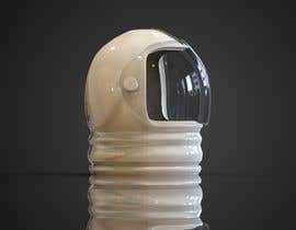 #5 para Plastic Astronaut helmet with visor with 3D printable file in STL format de prashant8080