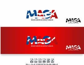 #92 pёr Logo Design - MAGA - Patriotic USA nga alejandrorosario