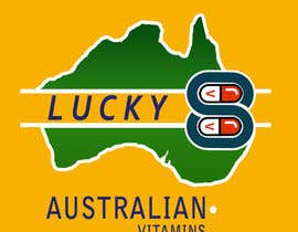 #33 för Simple logo design for lucky8australianvitamins appealing to Chinese customers av fionalingweayang