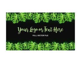 #4 for Design a palm tree/banana leaf pattern I can use for my product by imagencreativajp