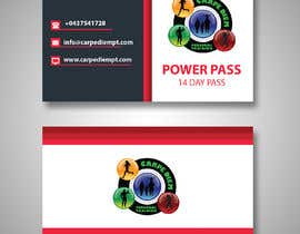 #23 cho A business card size “Power Pass” that I can hand out to local businesses that has “14 day pass” written on it with our details on the back. Phone Brad on 0437541728 email info@carpediempt.com bởi sumdas