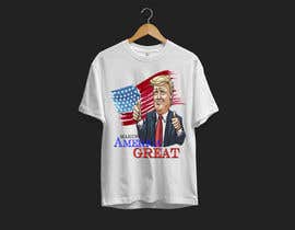 #46 para Donald Trump cartoon logo and tshirt de tapanfm