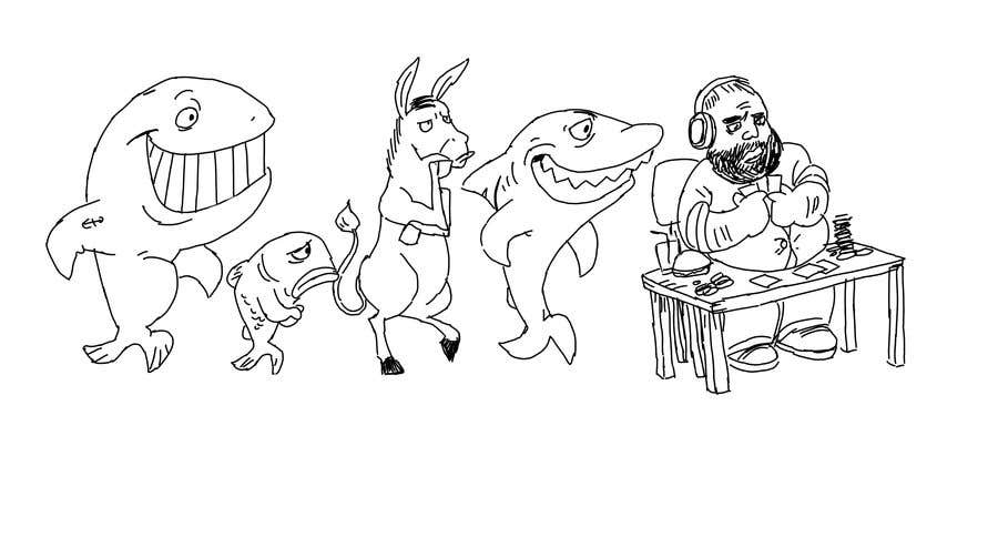 Proposition n°111 du concours                                                 Illustration for T-Shirt: Evolution of a Poker Player (From Whale to Shark to Poker Player Using a Different Animals)
                                            