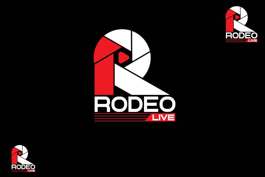 Penyertaan Peraduan #1181 untuk                                                 Logo for Rodeo Live website and app
                                            