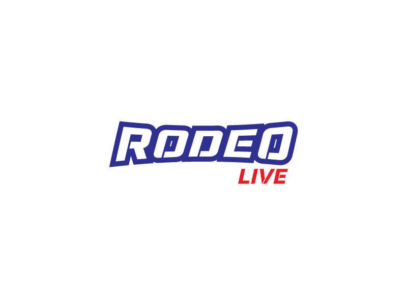 Penyertaan Peraduan #794 untuk                                                 Logo for Rodeo Live website and app
                                            