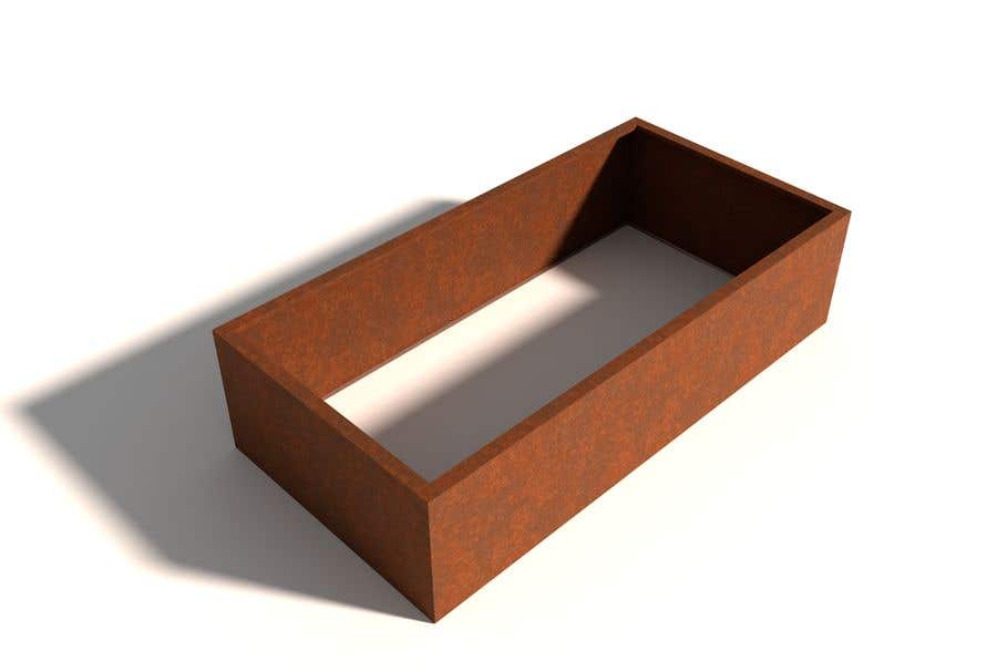 Bài tham dự cuộc thi #7 cho                                                 Blender template for rendering planters of corten steel
                                            